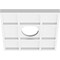 Ekena Millwork Rubik Architectural Grade PVC Contemporary Ceiling Medallion, 10"OD x 3"ID x 3 1/2"C x 1"P CMP10RK-03000 - alternate 4